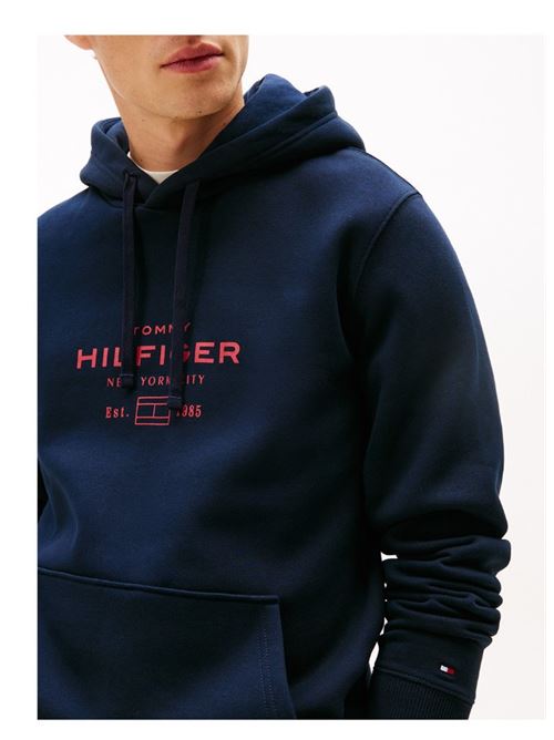 oval graphic hoodie Tommy Hilfiger | MW0MW40864DW5.DW5